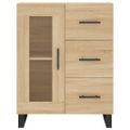vidaXL Vysoká skrinka dub sonoma 69,5x34x180 cm spracované drevo