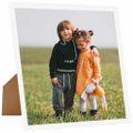 vidaXL Fotorámiky na stôl, koláž 10 ks, biele 20x20 cm, MDF