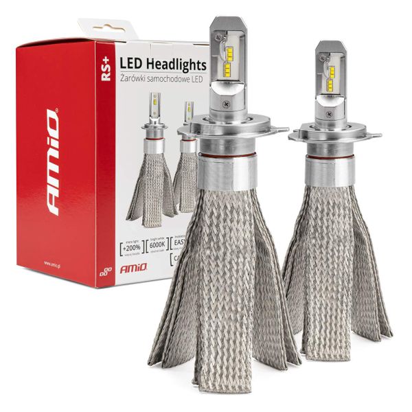 LED žiarovky pre hlavné svietenie H4 50W RS+ Slim Series
