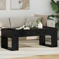 vidaXL Konferenčný stolík Čierny dub 110 x 50 x 41 cm Kompozitné drevo