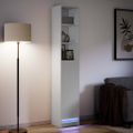 vidaXL Komoda s LED biela 36x32,5x200 cm kompozitné drevo