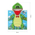 Uterák - pončo z mikrovlákna NILS aqua NAR20 Crocodile
