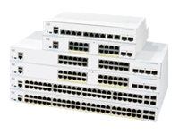 Cisco Business 250 Series CBS250-16T-2G - Přepínač - L3 - inteligentní - 16 x 10/100/1000 + 2 x gigabitů SFP - Lze montovat do rozvaděče - repasováno