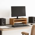 vidaXL Stojan na monitor dub artisian 42x24x16 cm kompozitné drevo