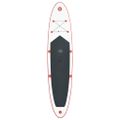vidaXL Nafukovací Stand up paddleboard s plachtou, červeno biely