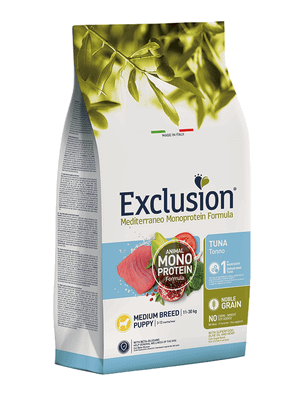 EXCLUSION NGPTM03 PUPPY MEDIUM granule pre šteniatka stredne veľkých plemien - tuniak, 3kg