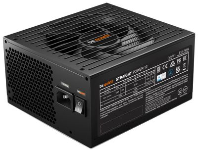 Be quiet! / zdroj STRAIGHT POWER 12 Platinum 750W / ATX3.1 / aktivný PFC / 135mm fan / 80PLUS Platinum / modulárny Zdroj, ATX 3.0, 750W, aktivný PFC, 135mm ventilátor, odpojitelné káble, 80PLUS Platinum