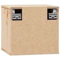 vidaXL Nástenná skrinka 31,5x30x30 cm masívne drevo borovica
