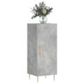 vidaXL Komoda betónovo sivá 34,5x34x90 cm spracované drevo