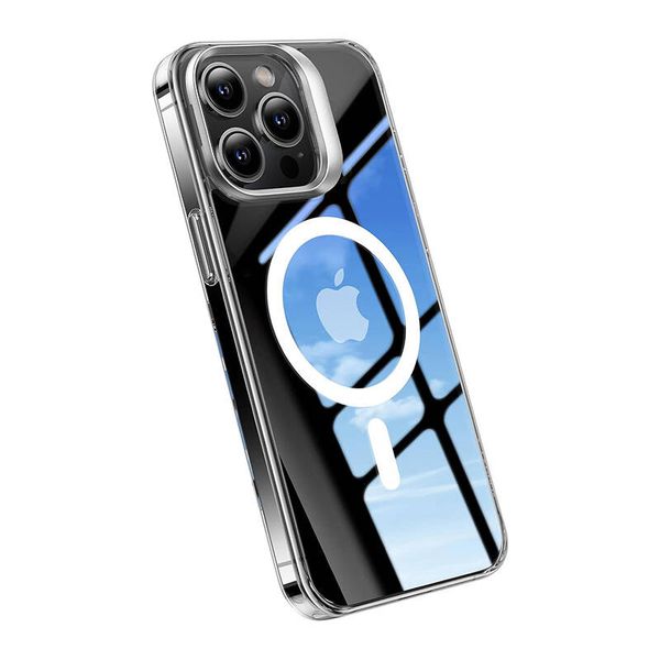 Puzdro na telefón Torras UPRO Lstand Clear-Mag pre iPhone 15 PRO (priehľadné)