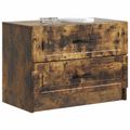 vidaXL Nočný stolík Dymový dub 62 x 34,5 x 44,5 cm Kompozitné drevo