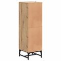 vidaXL Servírovacia skriňa Remeselný dub 35 x 37 x 117 cm