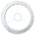 vidaXL Tienidlo na stropnú lampu biele Ø25x17 cm prútené