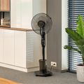 TEESA TSA8067 stojanový ventilátor s funkciou hmly - čierny