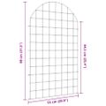 vidaXL Sada plotu pre rybník 8 ks 50 x 80 cm Oceľ Zelená