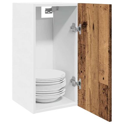 vidaXL Závesná skrinka “Lyon” Old Wood 30x31x60 cm Engineered Wood