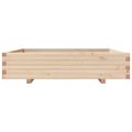 vidaXL Záhradný kvetináč 110x110x26,5 cm masívna borovica