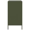 vidaXL Komoda olivovozelená 68x39x73,5 cm oceľ valcovaná za studena