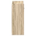 vidaXL Skriňa na topánky 73,5 x 36 x 92 cm Kompozitné drevo Dub sonoma