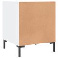vidaXL Nočné stolíky 2 ks biele 40x40x50 cm kompozitné drevo