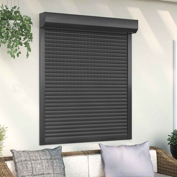 vidaXL Rolety Antracit 110 x 130 cm Hliník a polyuretán