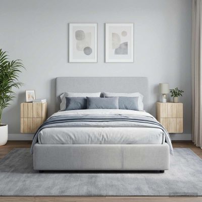 vidaXL Nástenná nočná skrinka 2 ks Dub sonoma 33 x 34,5 x 43 cm