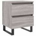 vidaXL Nočný stolík divý dub sonoma 40x35x50 cm kompozitné drevo