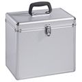 HAMA Hard case, kufrík na 50ks platní, strieborný
