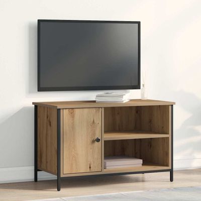 vidaXL TV skrinka dub artisan 80 x 40 x 50 cm Kompozitné drevo