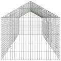 vidaXL Klietka pre králiky Strieborná 600 x 78 x 78 cm