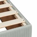 vidaXL Posteľ boxspring s matracom Svetlosivá 140 x 200 cm Zamat