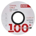 Koaxiálny kábel Emos CB113UV / 100m / 7 mm vonkajší