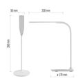 LED stolná lampa EMOS Z7637W OSCAR, biela