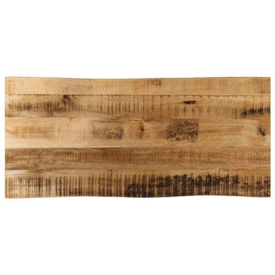 vidaXL Stolová doska živá hrana 90x40x2,5 cm masívny surový mangovník