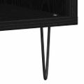 vidaXL Skrinka na gramofónové platne Čierny dub 85 x 38 x 89 cm