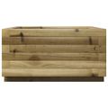 vidaXL Záhradný kvetináč 50x50x26,5 cm impregnovaná borovica