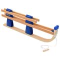 vidaXL Skladacie sane, drevené 110 cm