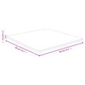 vidaXL Stolová doska 80x80x1,5 cm, bambus