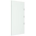 vidaXL Bočný panel pre striešku dverí priehľadný 50x100cm tvrdené sklo