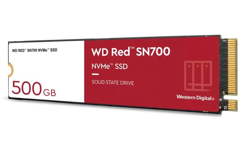 WD Red SN700 POWERED BY SANDISK/500GB/SSD/M.2 NVMe/5R SSD disk, interný, 500GB, M.2 2280, NVMe, PCIe Gen3