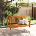 vidaXL Hojdačka do záhrady 2 -Seater 110 x 56 x 58,5 cm Prírodná