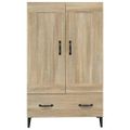 vidaXL Vysoká skrinka dub sonoma 70x31x115 cm spracované drevo