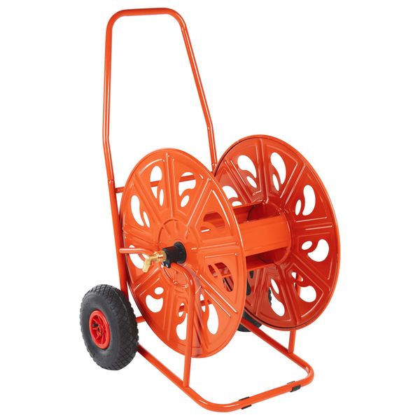 vidaXL Vozík s hadicovým bubnom pre 140 m 3/4" hadicu oceľ