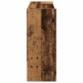 vidaXL Regál na topánky staré drevo 80x25x62 cm spracované drevo