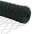 vidaXL Hexagonálny plot 0,8 x 10 m PVC Zelená