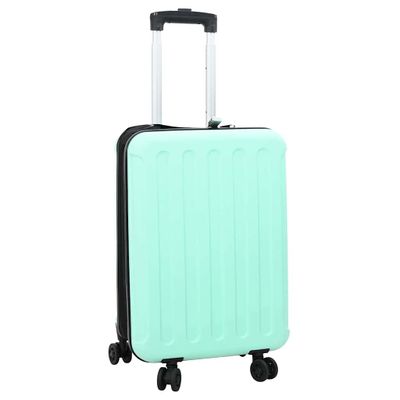 vidaXL Kufor so zámkom Mätovo zelená 34 x 23 x 55.5 cm ABS plast