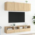 vidaXL TV nástenné skrinky 2 ks dub sonoma 40x30x30cm kompozitné drevo