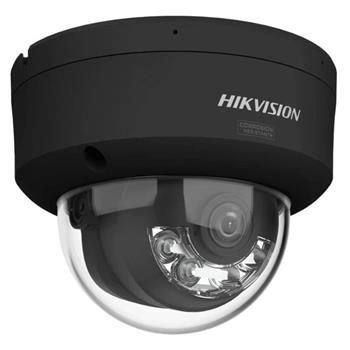8MPix IP Dome Hybrid ColorVu AcuSense kamera; LED/IR 30m, WDR 130dB, Audio, Alarm, IP67, IK10; čierna