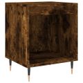 vidaXL Nočné stolíky 2 ks dymový dub 40x35x50 cm kompozitné drevo