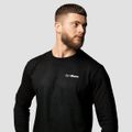 Tričko s dlhým rukávom Basic Black - GymBeam, veľkosť XL, veľkosť oblečenia XL